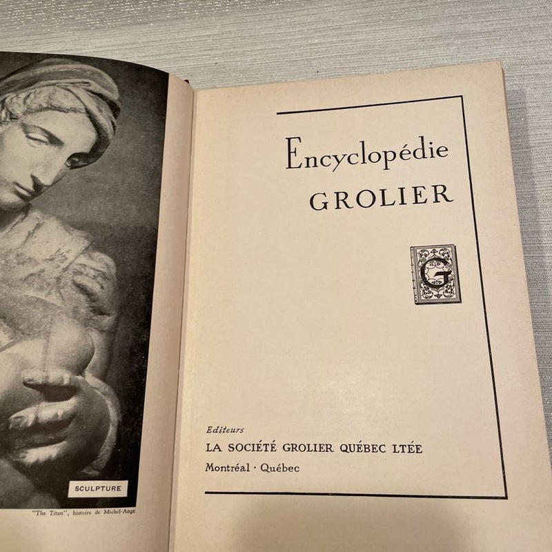Encyclopedie Grolier Canada Edition (IX) 1950’s