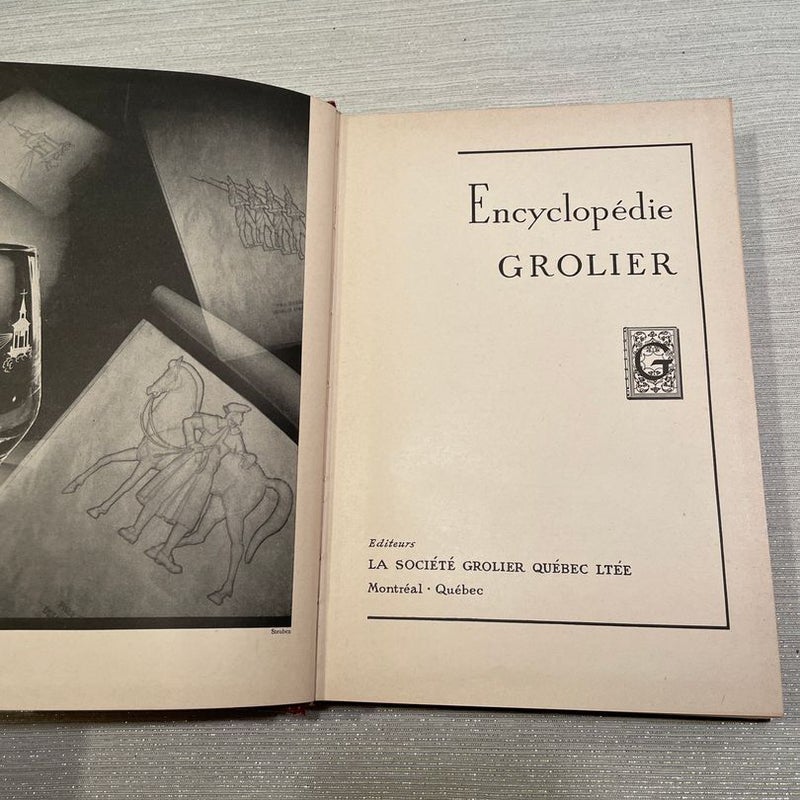 Encyclopedie Grolier Canada Edition (X) 1950’s