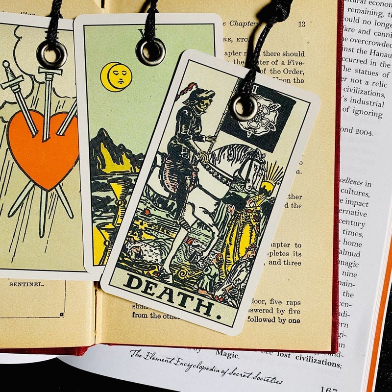 Real Rider Waite Smith 1909 Tarot Card Bookmark