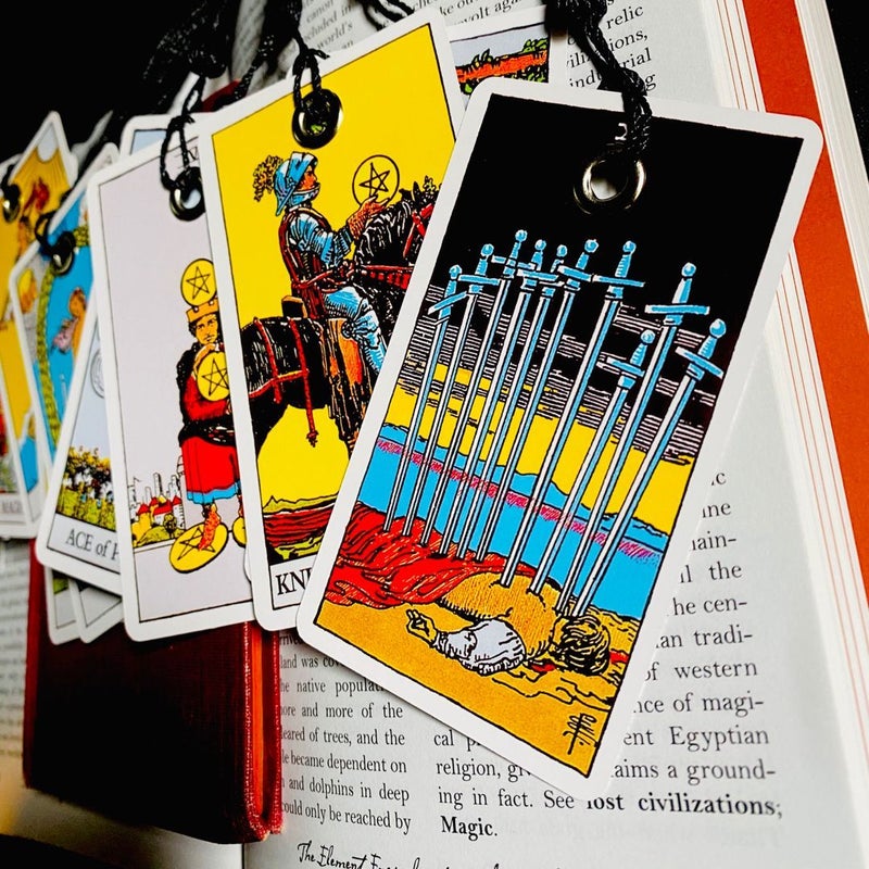Real Rider Waite Smith Tarot Card Bookmark