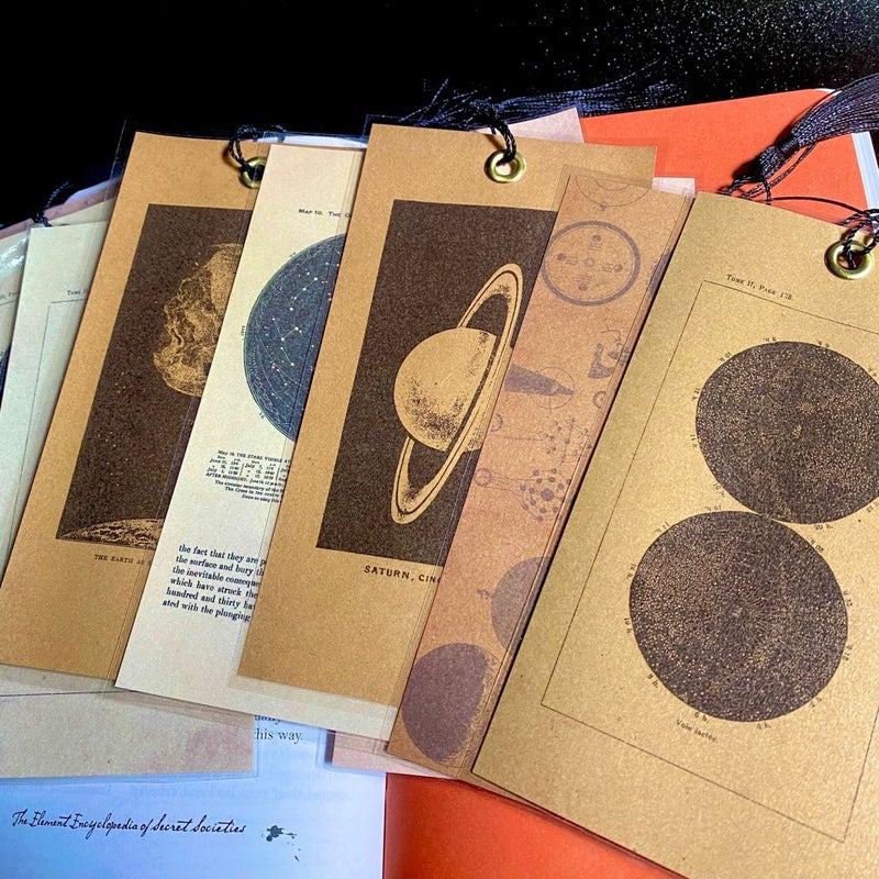 Vintage Celestial Bookmark (Random Design)