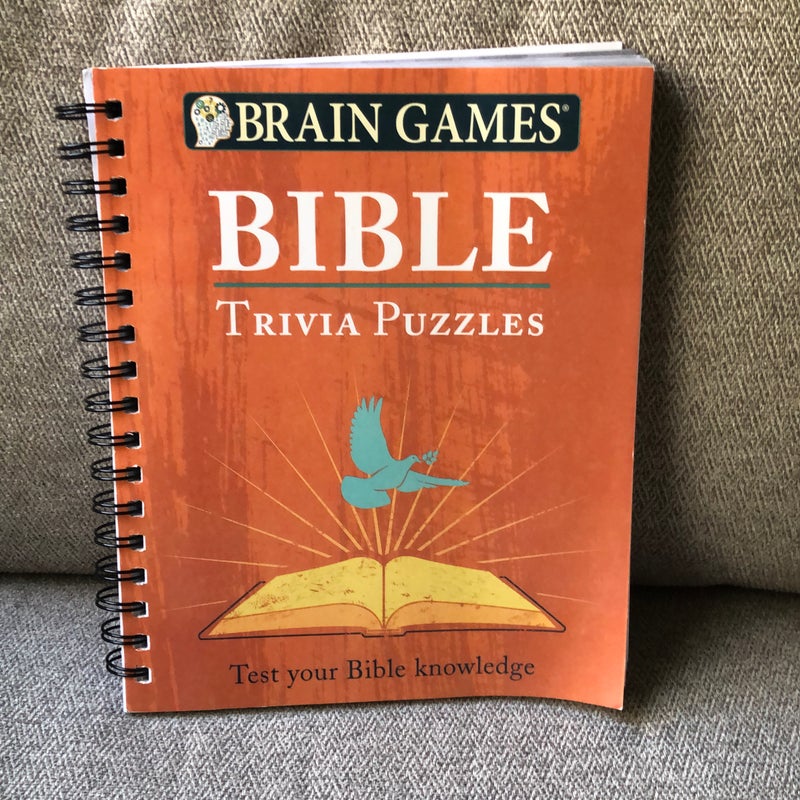 Brain Games Bible Trivia Puzzles