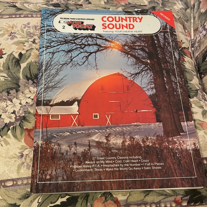 Set of two E-Z Play Country Music Books 