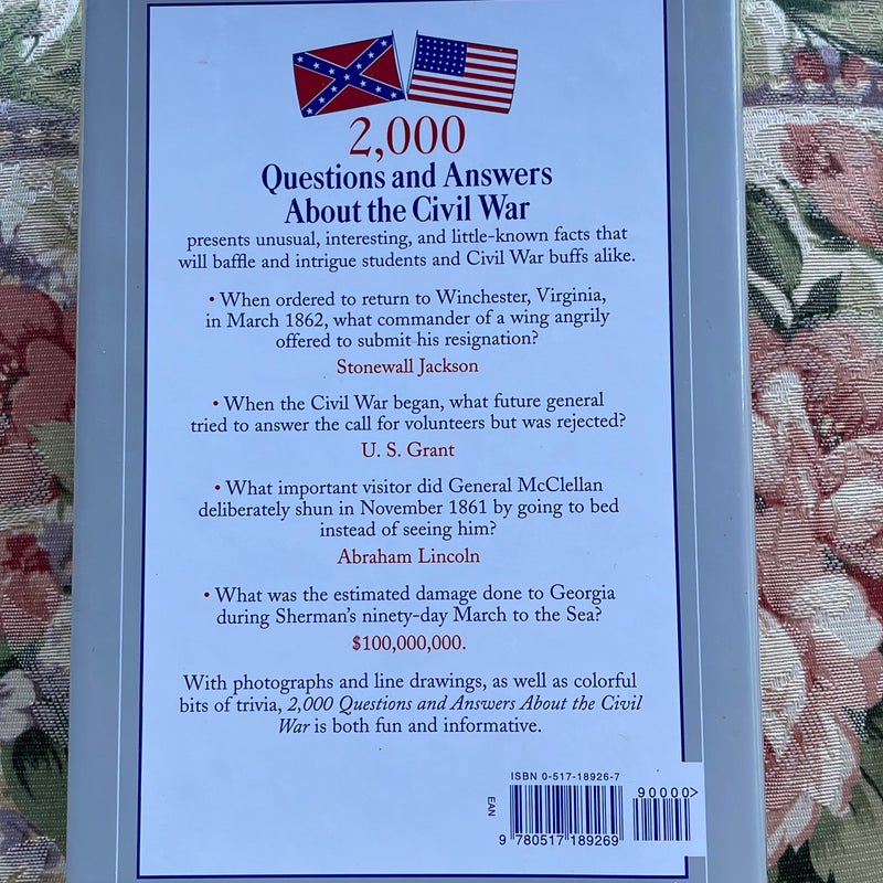 2,000 Questions and Answers about the Civil War