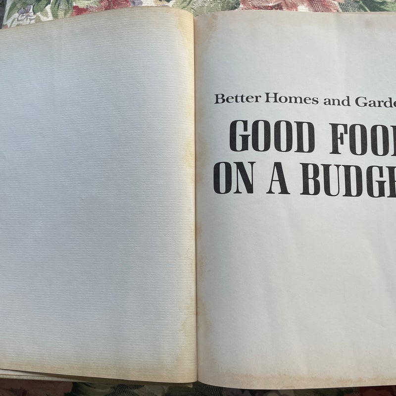 Better homes and gardens cookbooks
