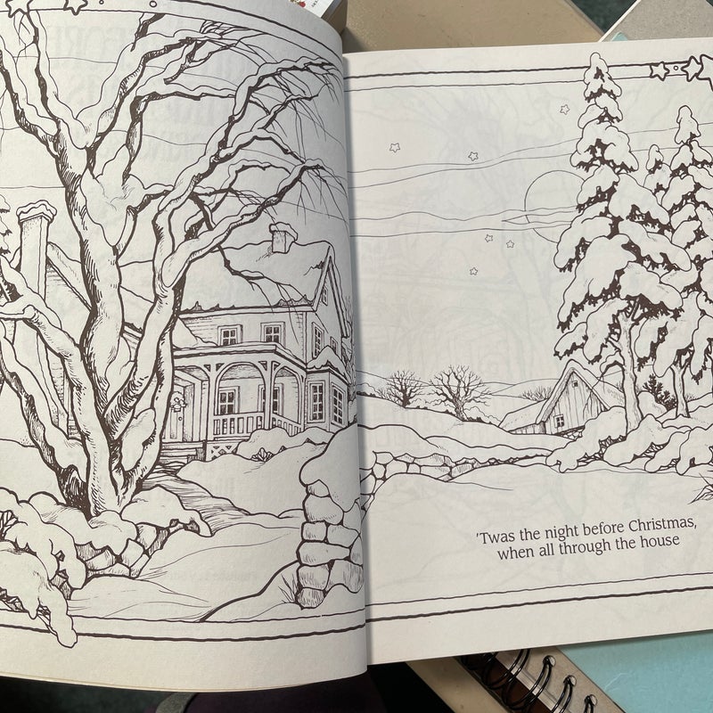 The Night Before Christmas Coloring Book (1986 Vintage)