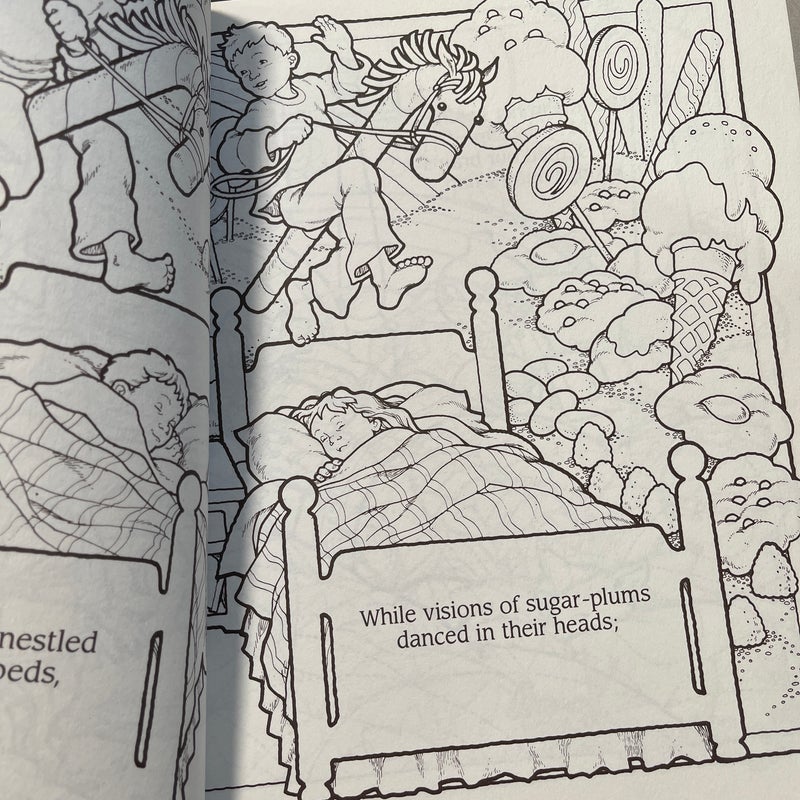 The Night Before Christmas Coloring Book (1986 Vintage)