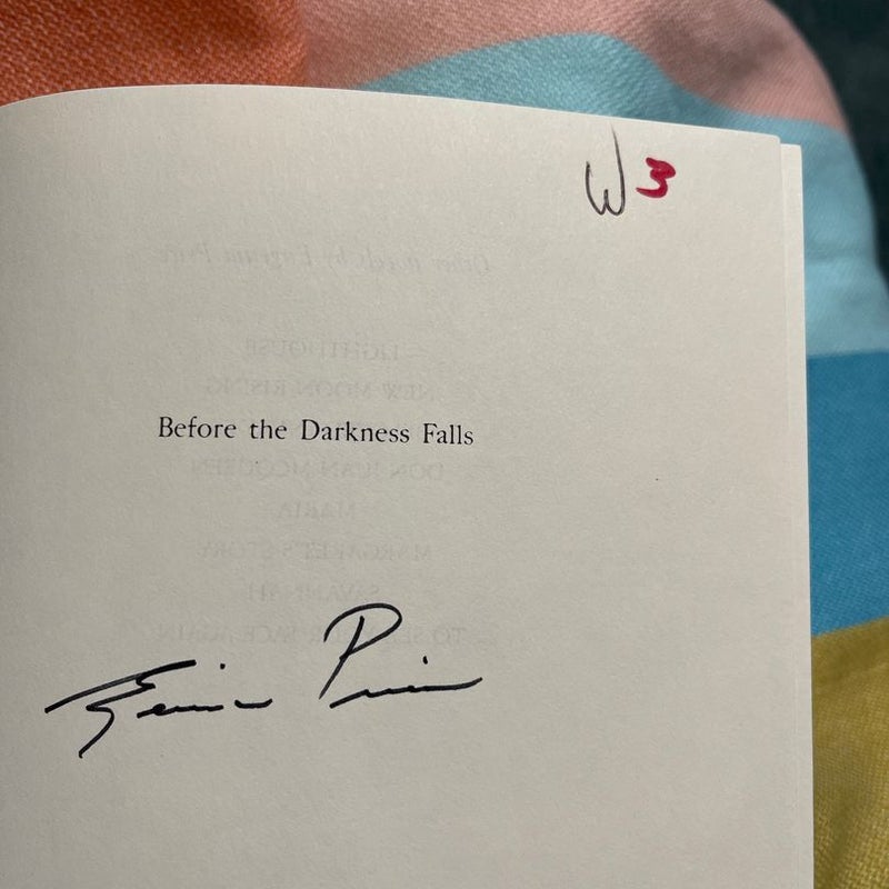 Before the Darkness Falls (Signed, First Edition)