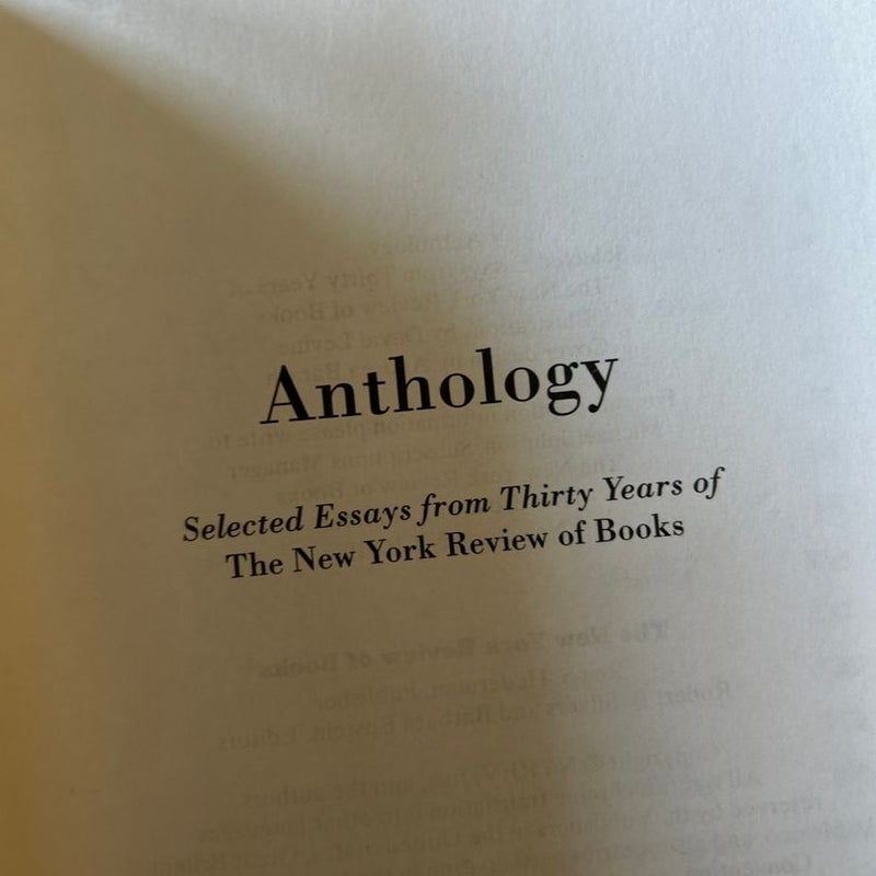 The New York Review of Books Anthology