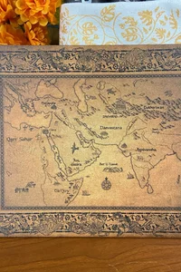 Daevabad Wooden Map