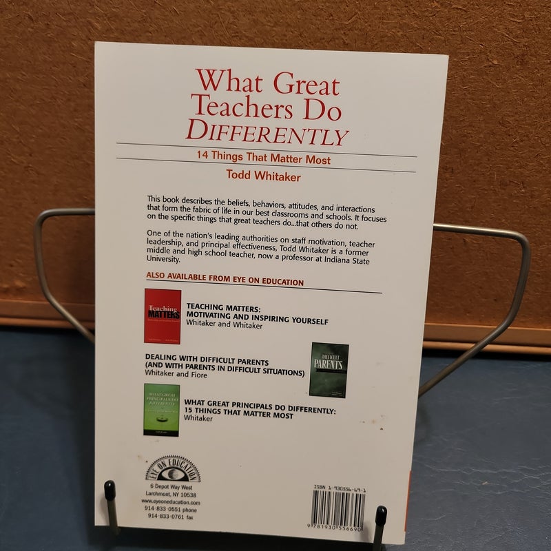 What Great Teachers Do Differently, 1st Edition