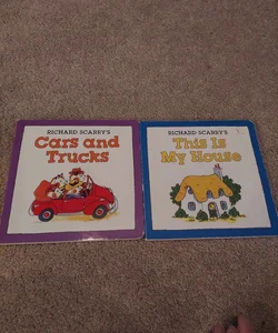 Richard Scarry's This Is My House & cars and trucks