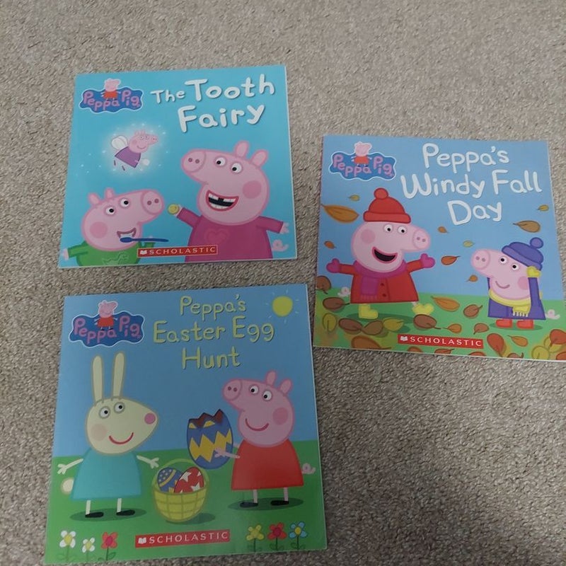 Peppa's Easter Egg Hunt & The Tooth Fairy & windy fall day