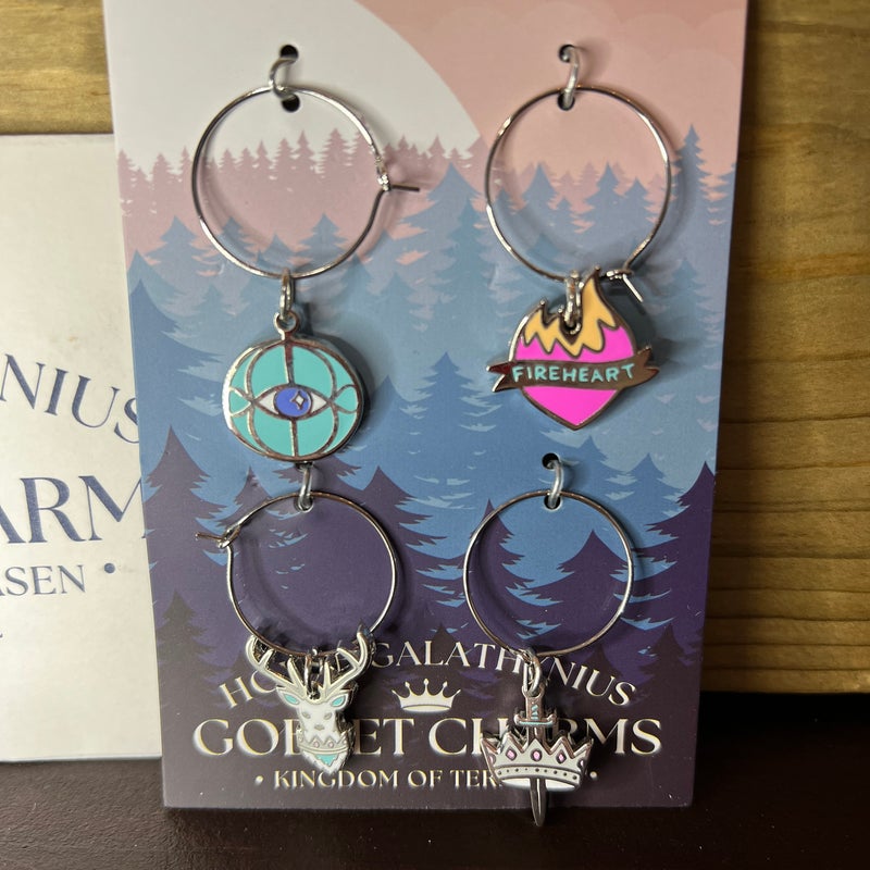 Throne Of Glass goblet charms