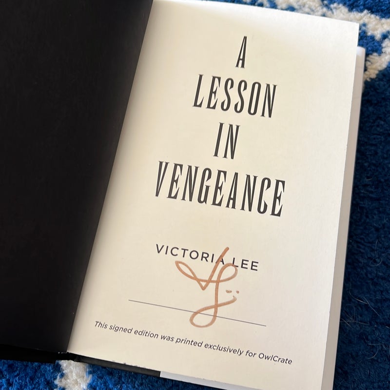A lesson in Vengeance 