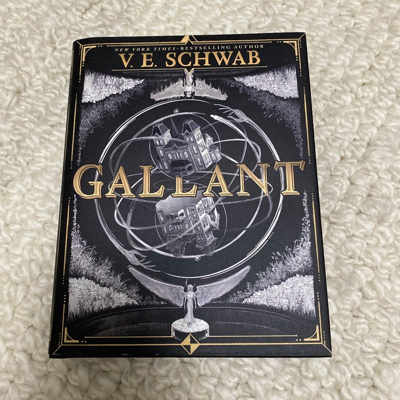Gallant by VE Schwab Owl Crate edition SIGNED with bookmark and book plate (highlighting in book) 