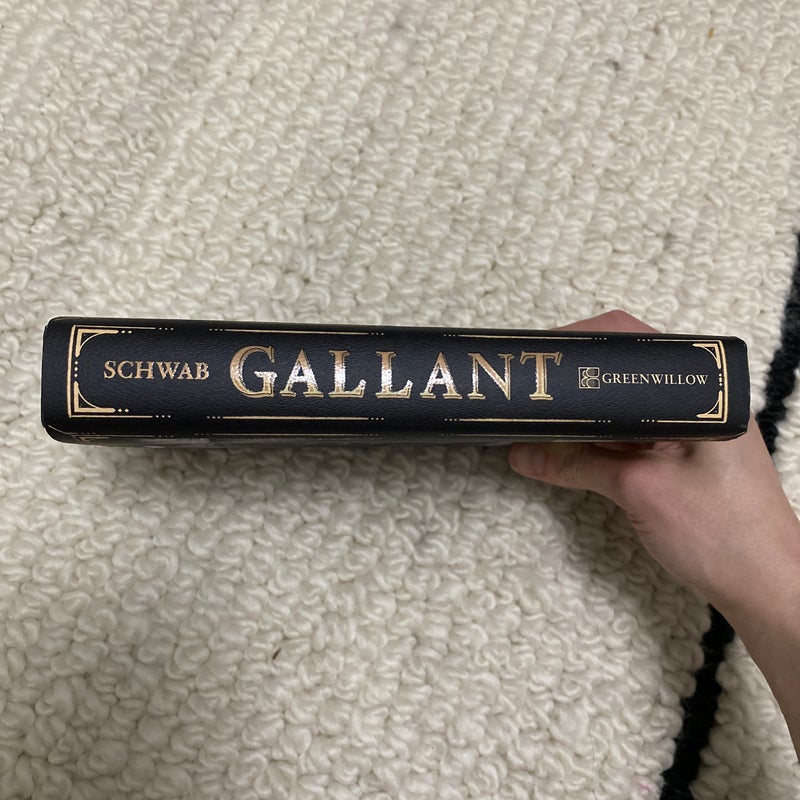 Gallant by VE Schwab Owl Crate edition SIGNED with bookmark and book plate (highlighting in book) 