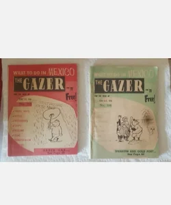Vintage What To Do in Mexico The Gazer -Set of 2 1956