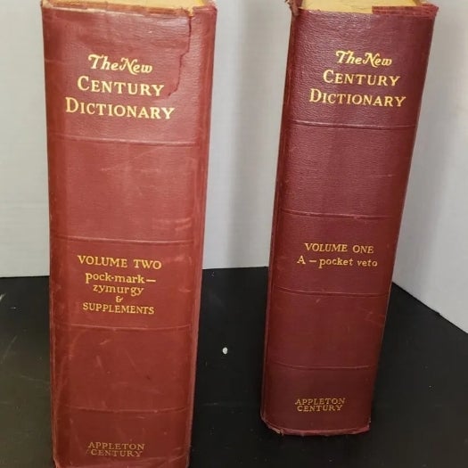 The New Century Dictionary 1944 Vol. 1 & 2