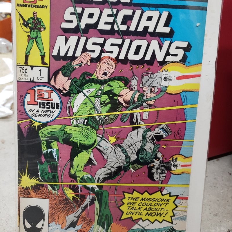 Vintage 1986 Marvel Comics 25th Anniversary GI Joe Special Mission Comic 
