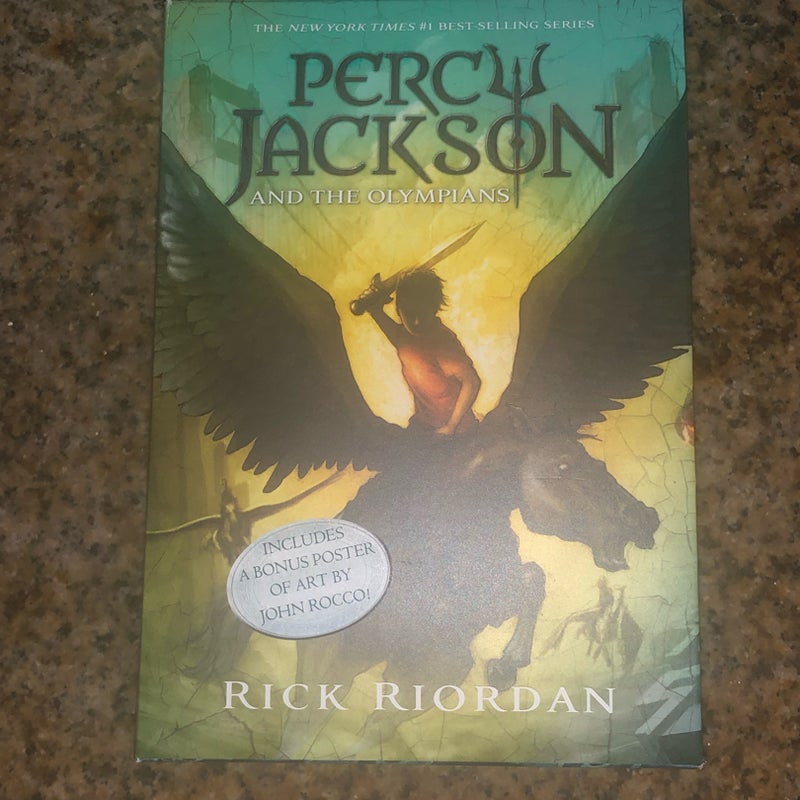 COMPLETE Percy Jackson Set w Poster!