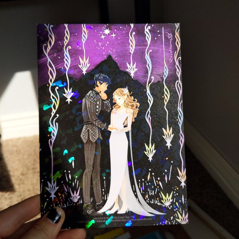 rosiethorns88 "You're Exquisite" ACOMAF Feysand holographic print
