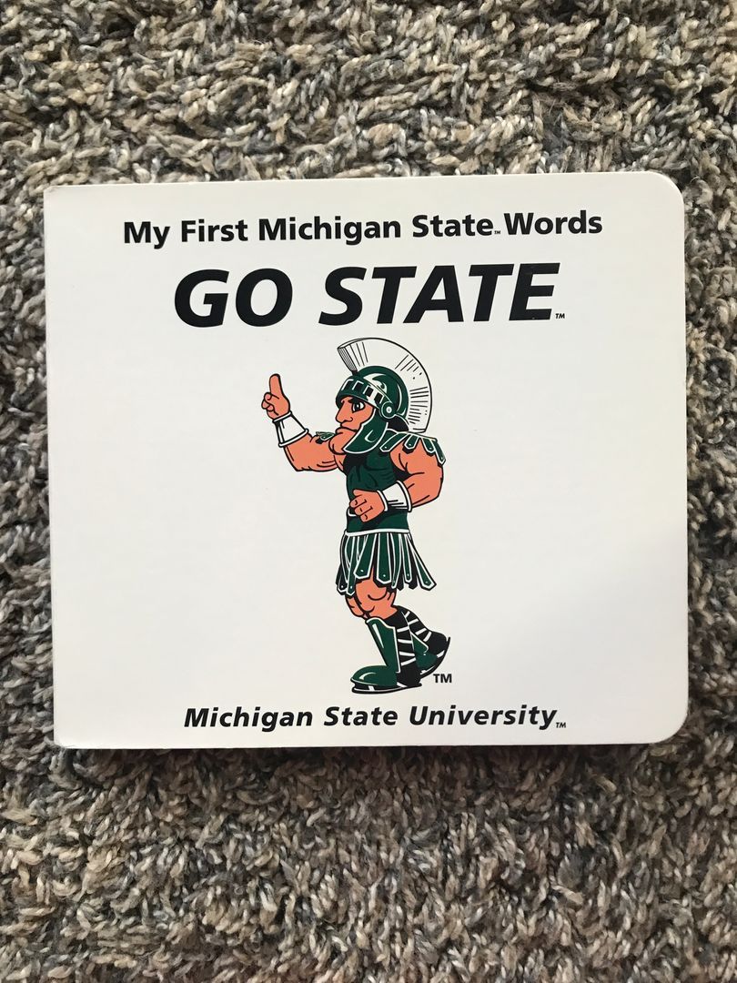 My First Michigan State Words Go State
