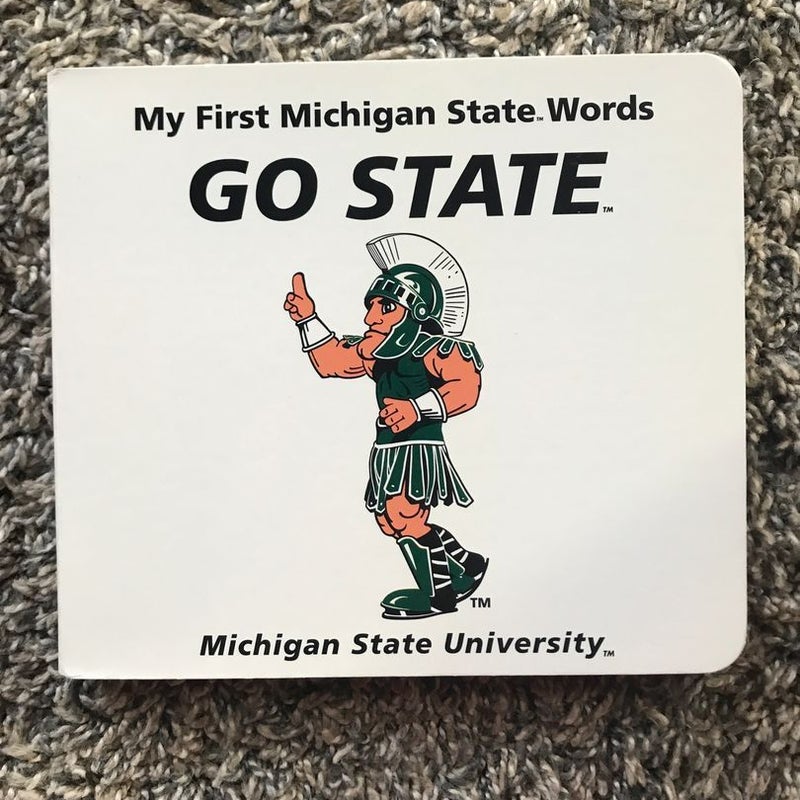 My First Michigan State Words Go State