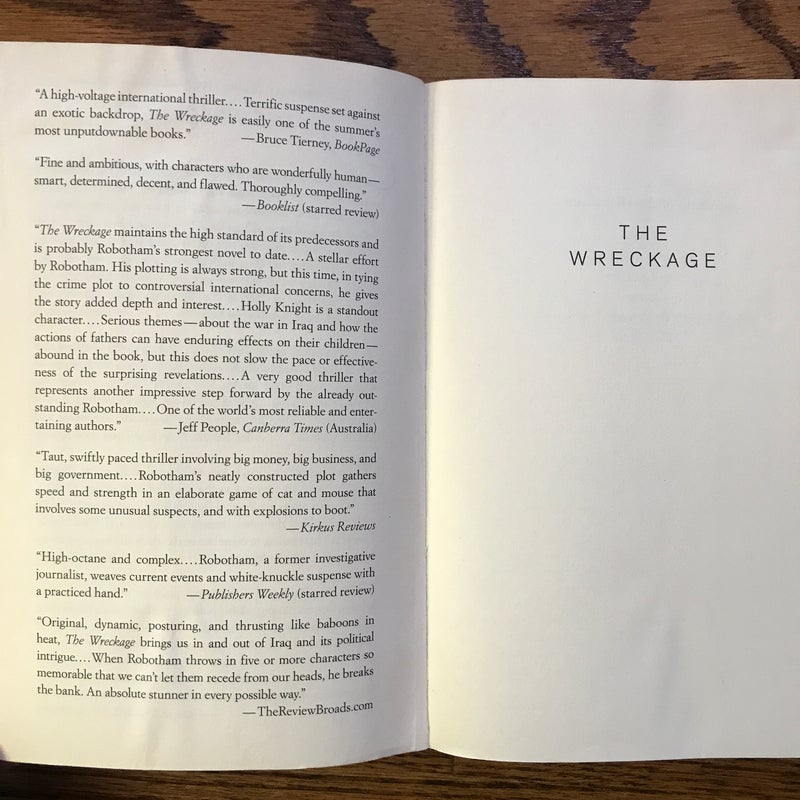 The Wreckage by Michael Robotham, Paperback | Pangobooks