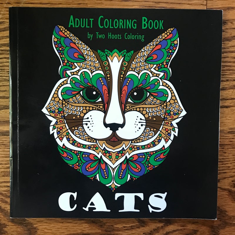 Adult Coloring Book: Cats