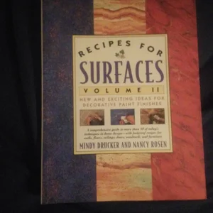 Recipes for Surfaces