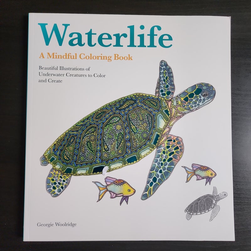 Waterlife A Mindful Coloring Book