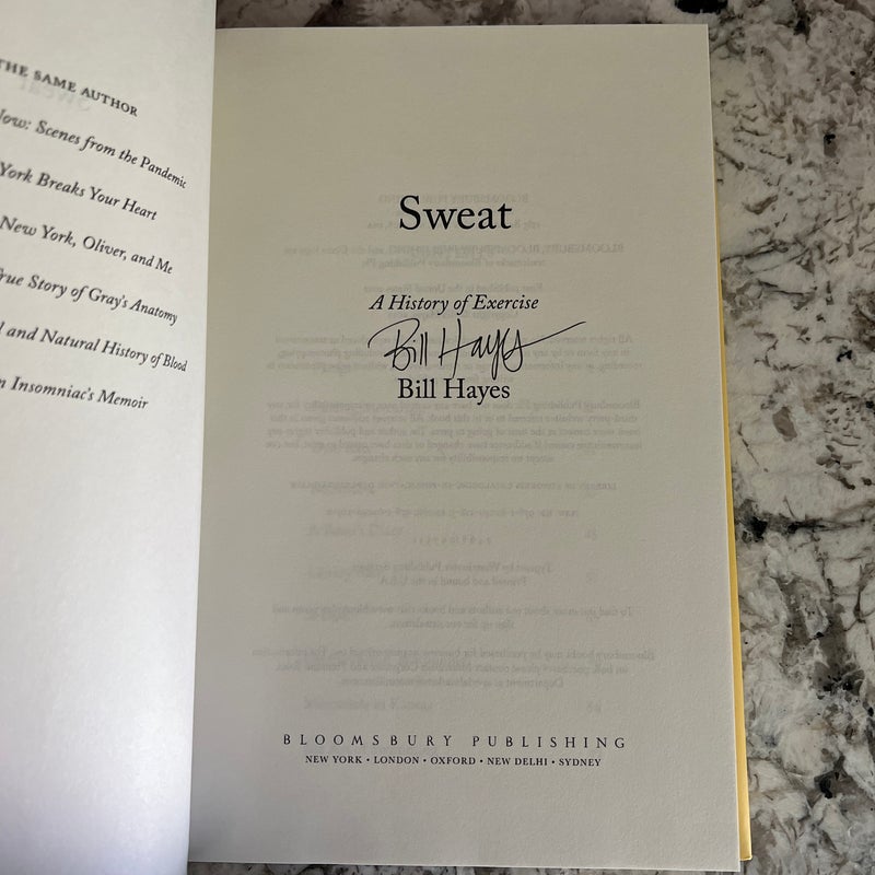 Sweat- Signed First Edition