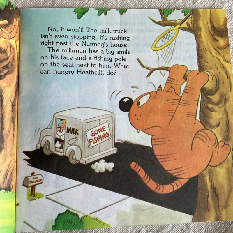 Heathcliff The Fish Bandit A Big Looker Storybook by Marvel Books (1982)