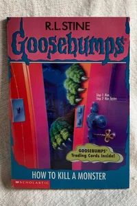 How to Kill a Monster Goosebumps Original #46 & Trading Cards 1996 HTF