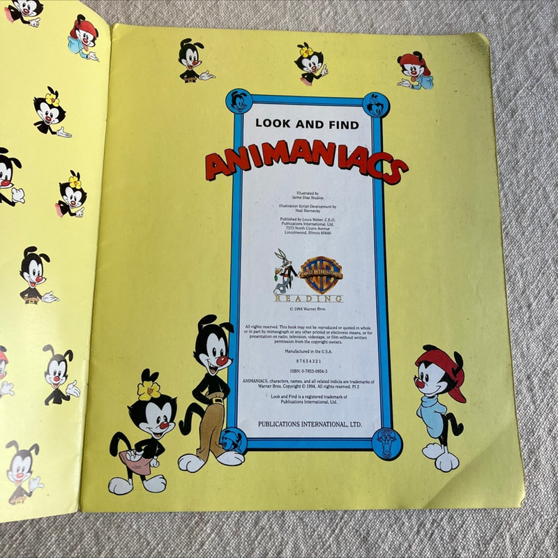 Animaniacs: Look and Find Book (1994)