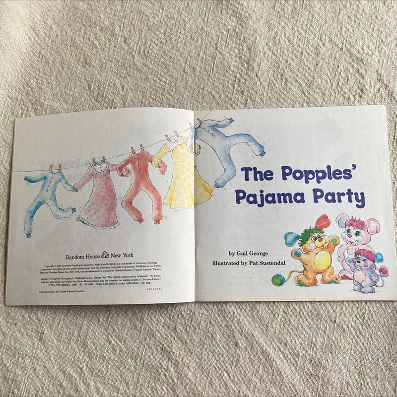 The Popples' Pajama Party (1986)