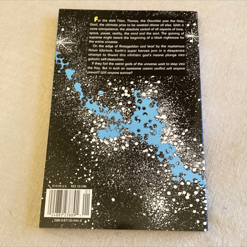 The Infinity Gauntlet Marvel Comics Graphic Novel (1991)