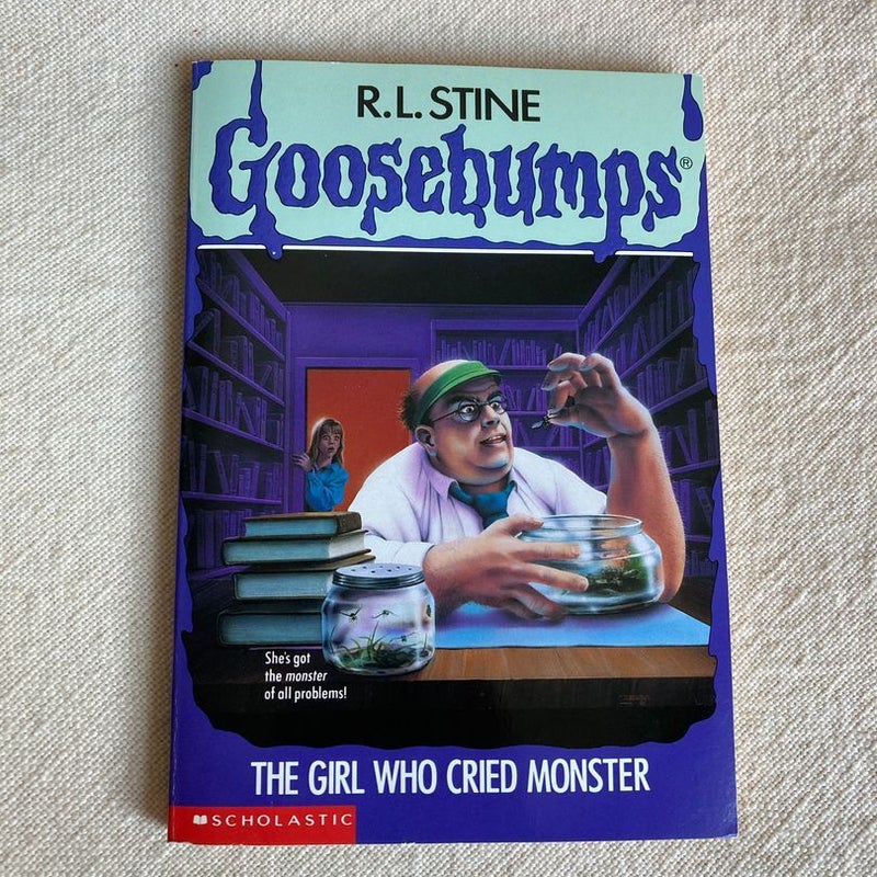 Goosebumps # 8 The Girl Who Cried Monster Original 1993 First Edition