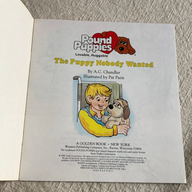 Pound Puppies in the Puppy Nobody Wanted (1986)
