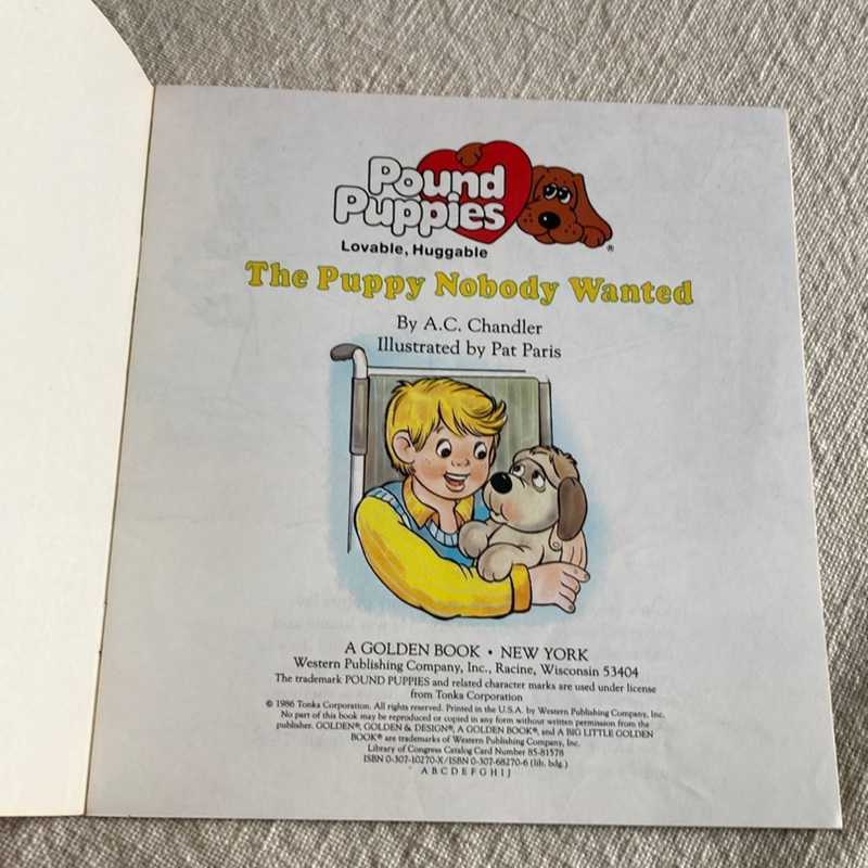 Pound Puppies in the Puppy Nobody Wanted