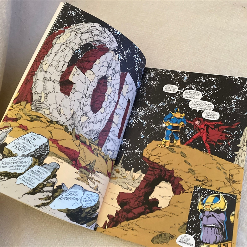 The Infinity Gauntlet Marvel Comics Graphic Novel (1991)