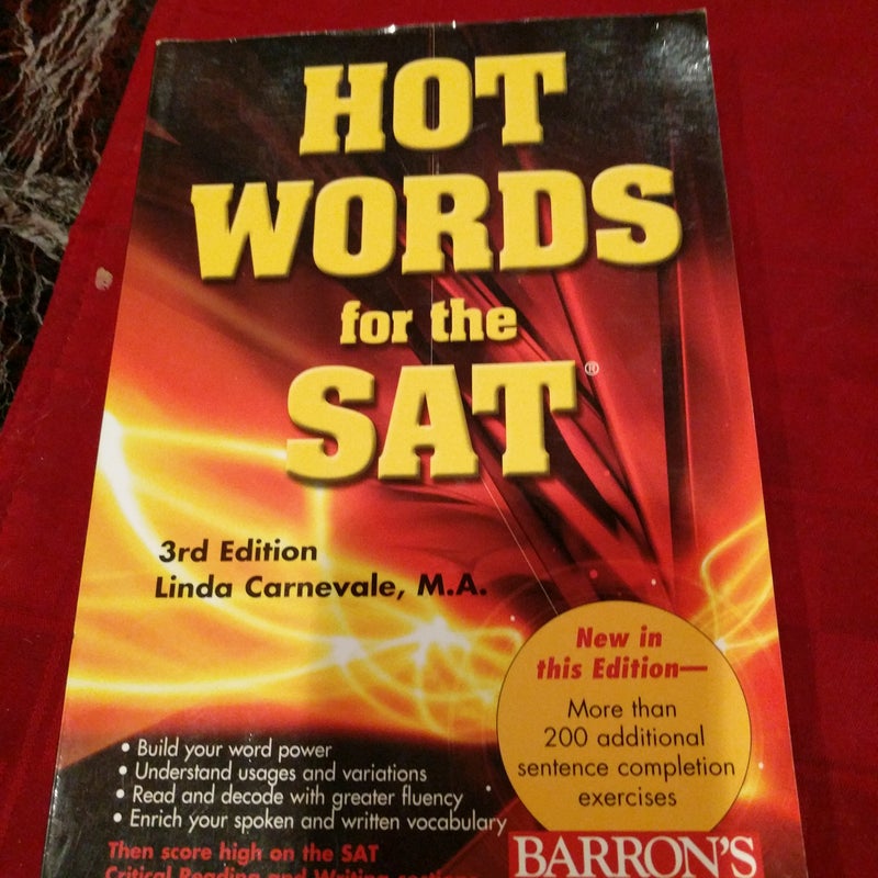 Hot Words for the SAT (Hot Words for the Sat)