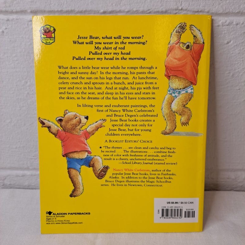 Jesse Bear, What Will You Wear?