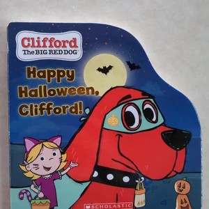 Clifford Shaped Halloween Board Book