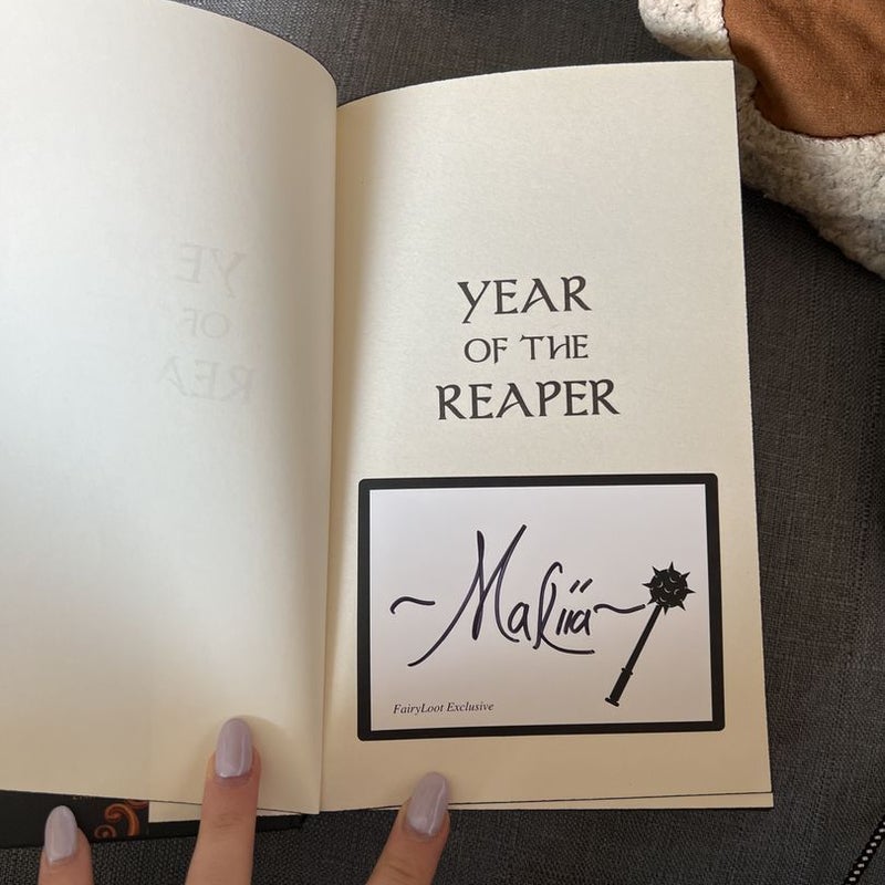Year of the Reaper - Signed bookplate