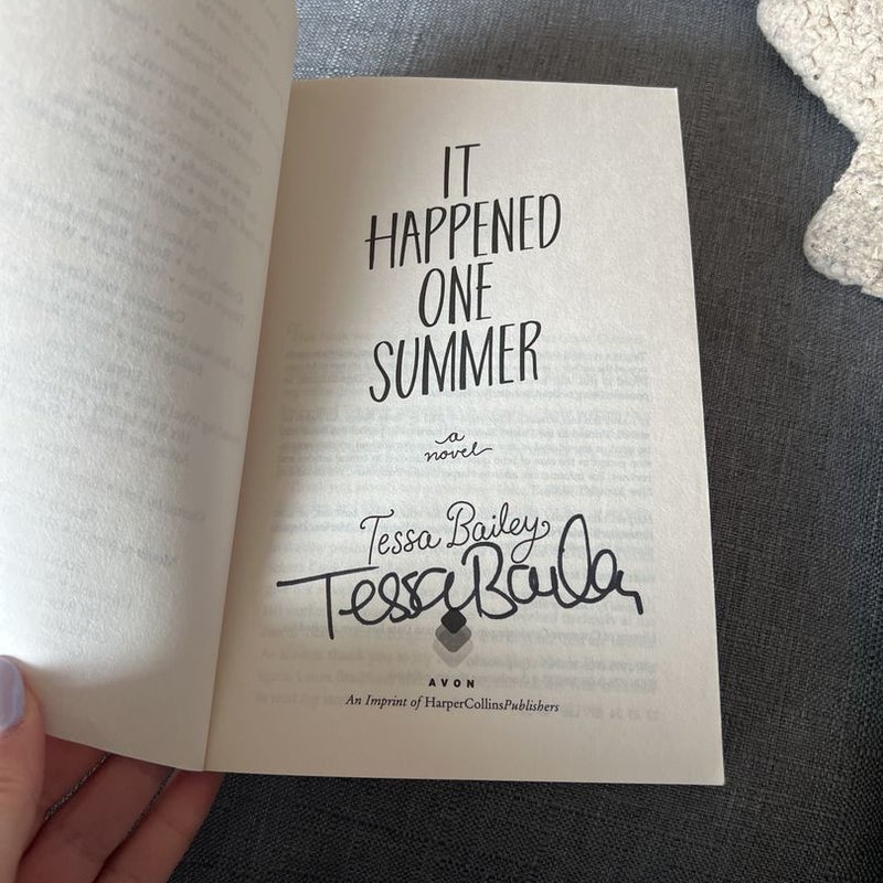 It Happened One Summer - signed