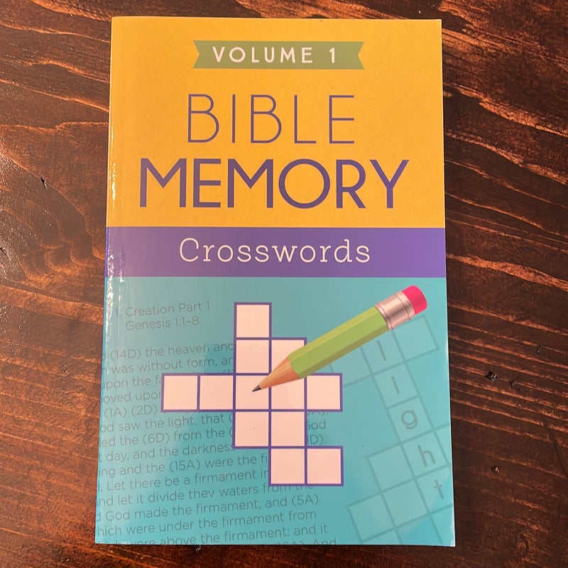 Bible Memory Crosswords Volume 1