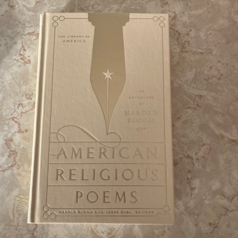 American Religious Poems: an Anthology by Harold Bloom