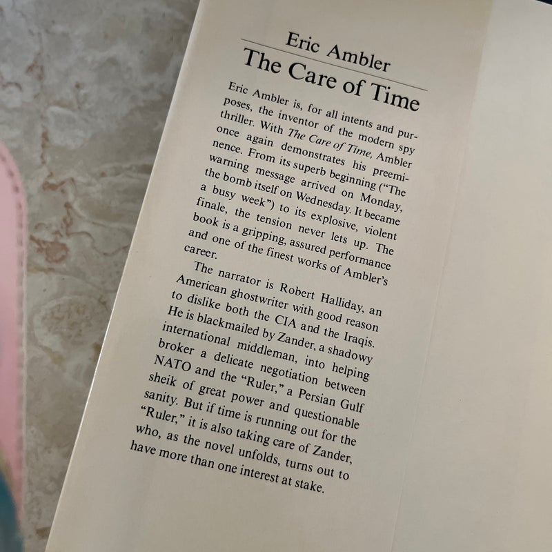 The Care of Time 